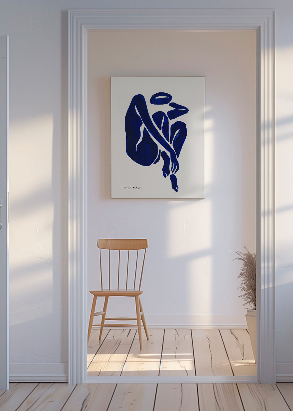 Blue Figure #3
