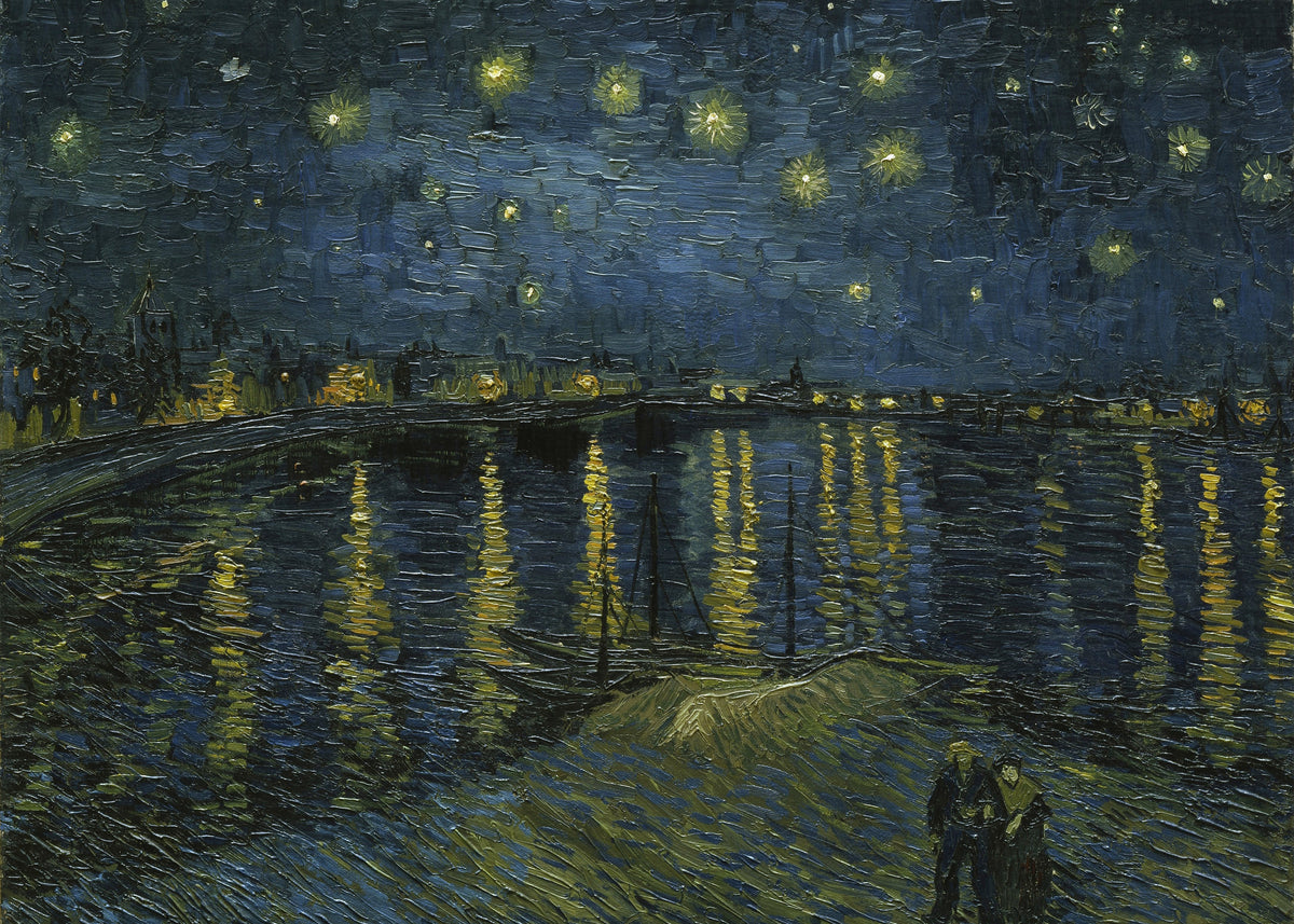 Starry Night over the Rhone - Van Gogh - Unframed art print