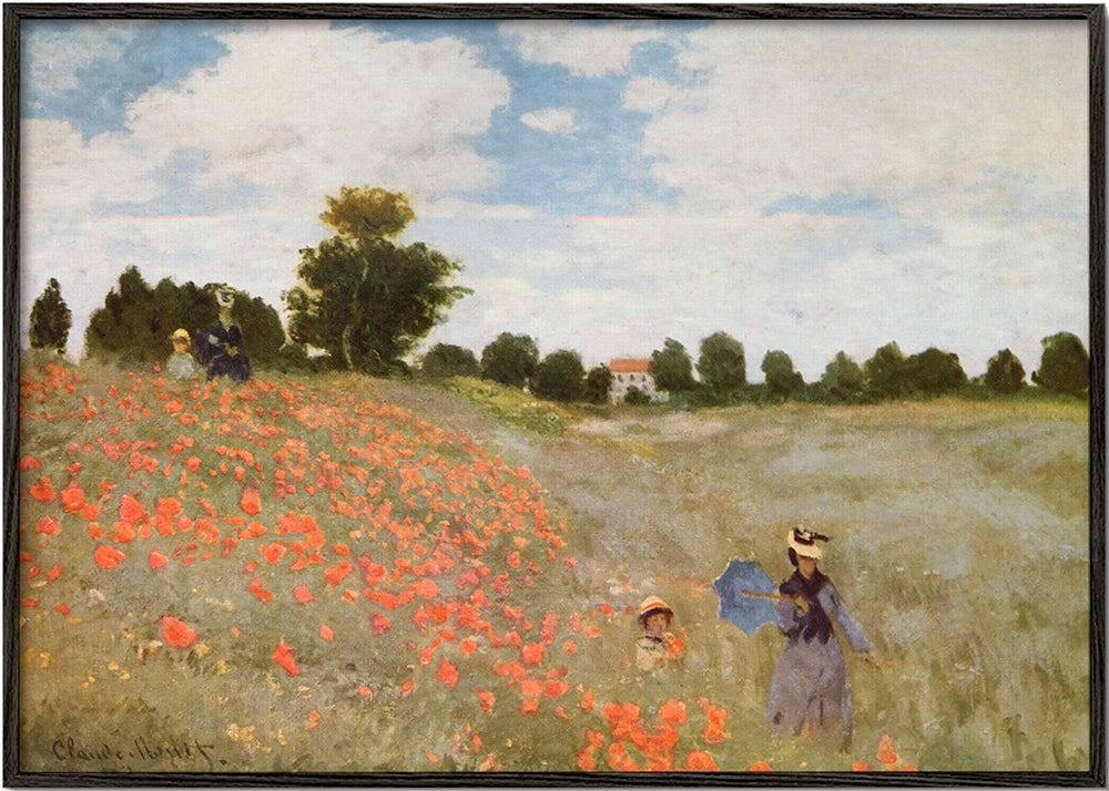 Poppy Field - Claude Monet