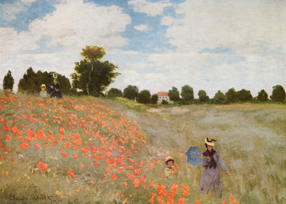 Poppy Field - Claude Monet