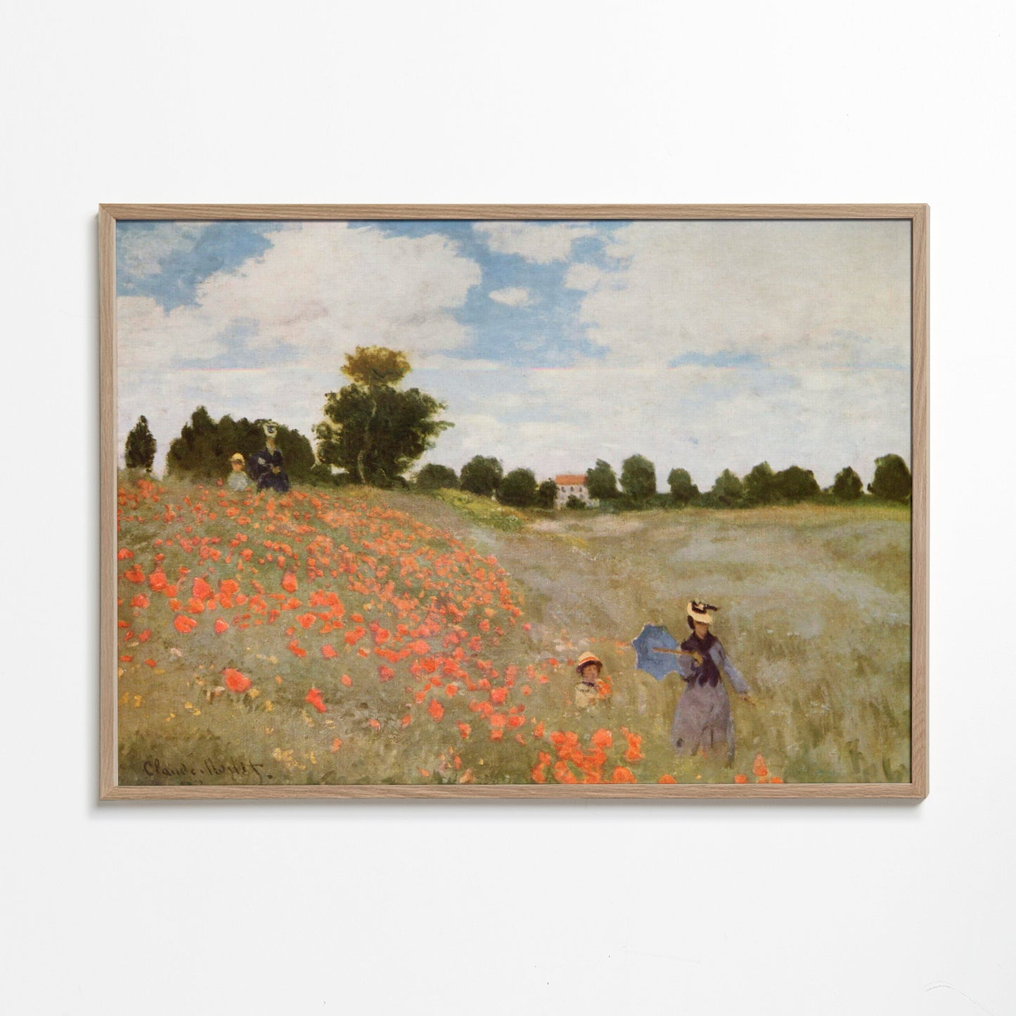 Poppy Field - Claude Monet