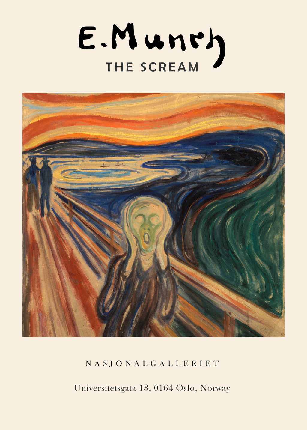 The Scream Exhibition - Edvard Munch - Unframed art print