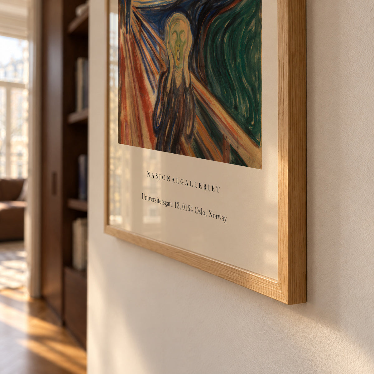 The Scream Exhibition - Edvard Munch - Framed poster detail
