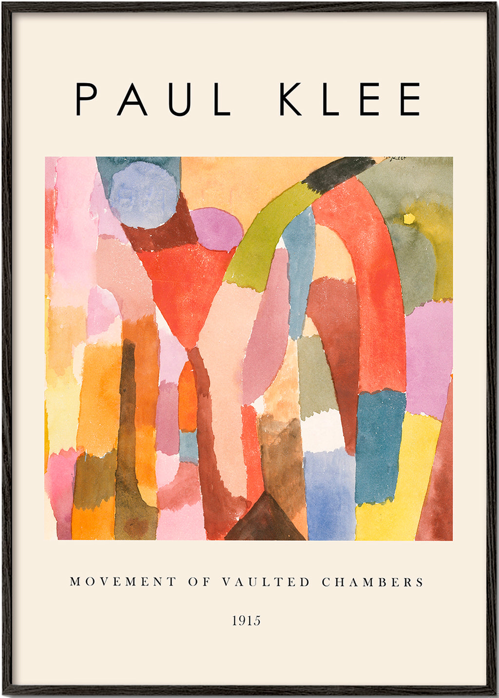 Movement of Vaulted Chambers Exhibition - Paul Klee