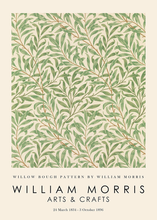 Willow Bough Pattern by William Morris Exhibition