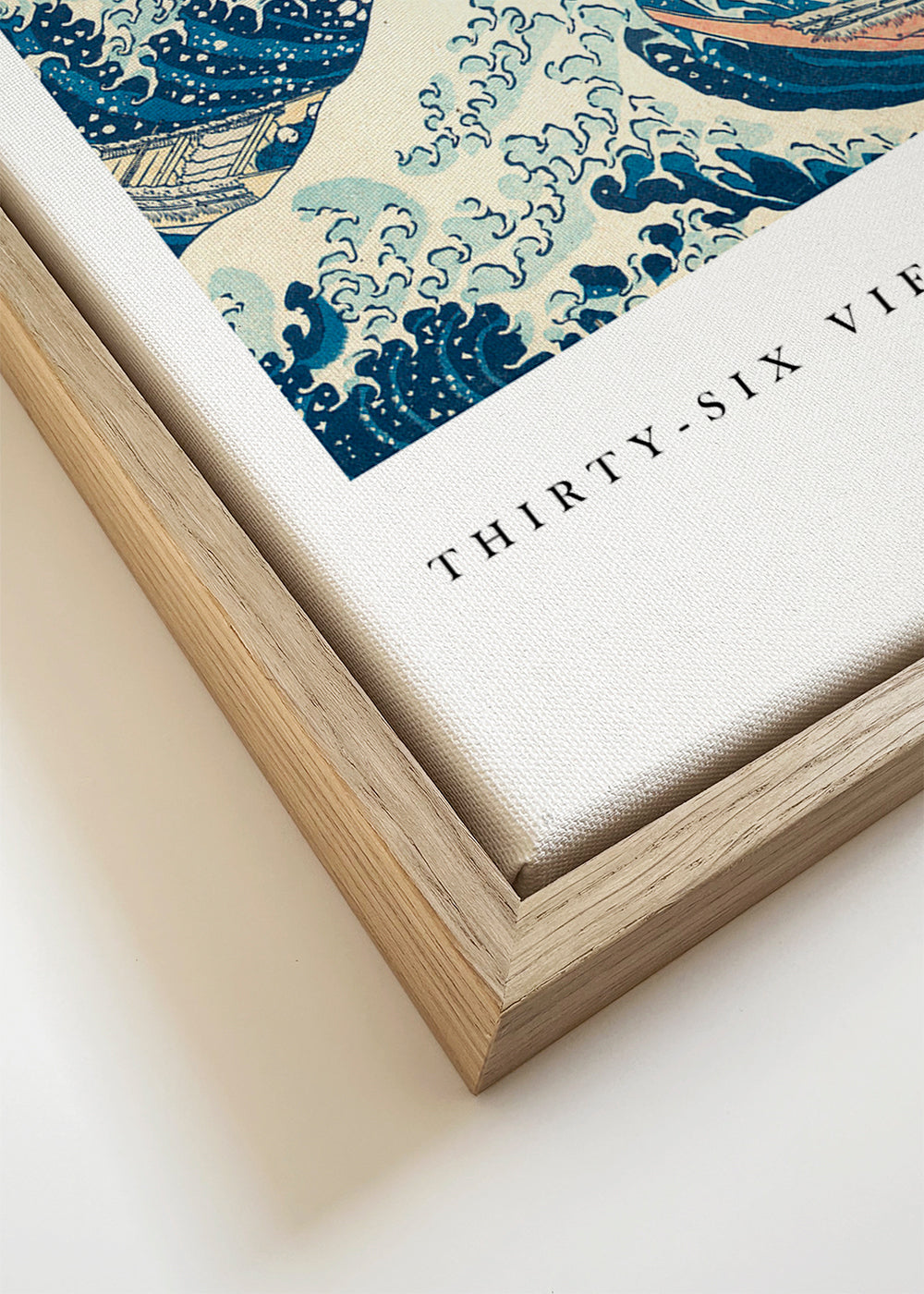 The Great Wave of Kanagawa Exhibition White - Katsushika Hokusai