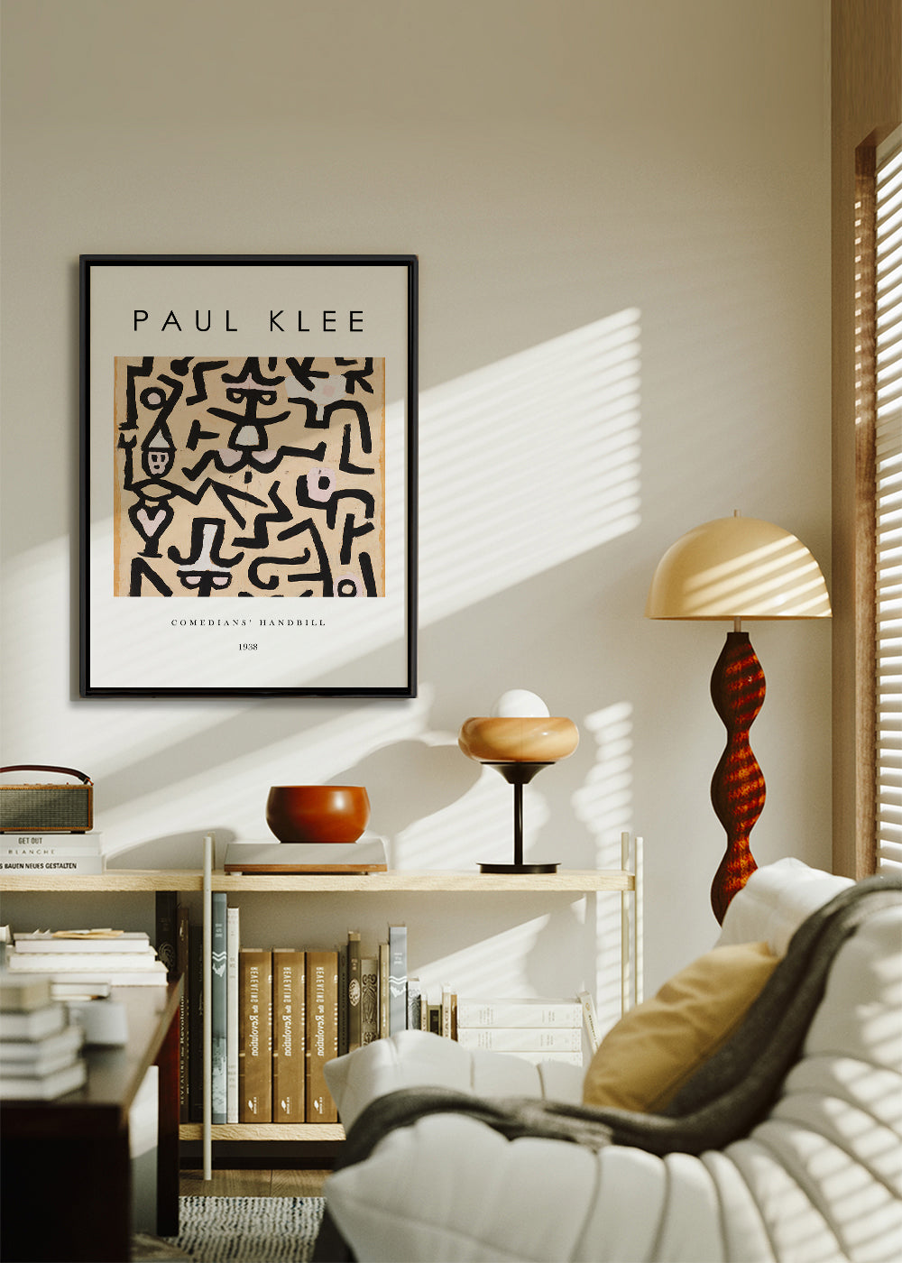 Comedians' Handbill Exhibition White - Paul Klee