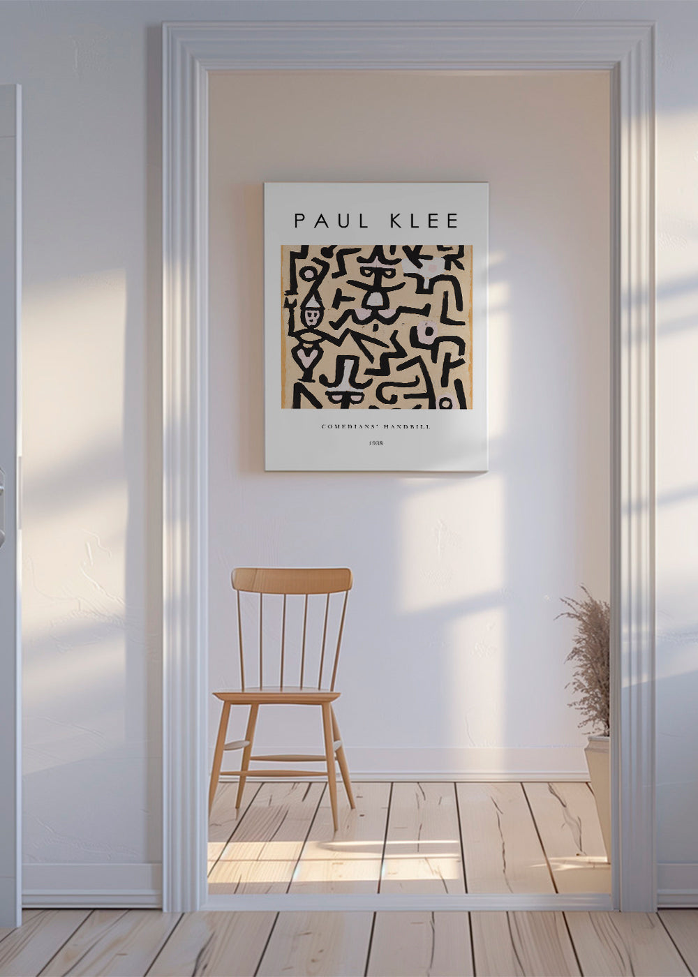 Comedians' Handbill Exhibition White - Paul Klee