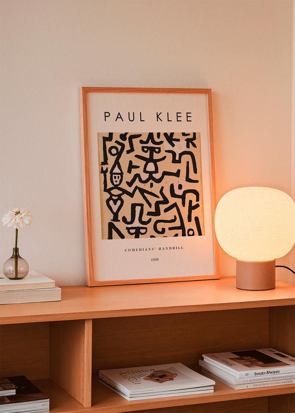 Comedians' Handbill Exhibition White - Paul Klee