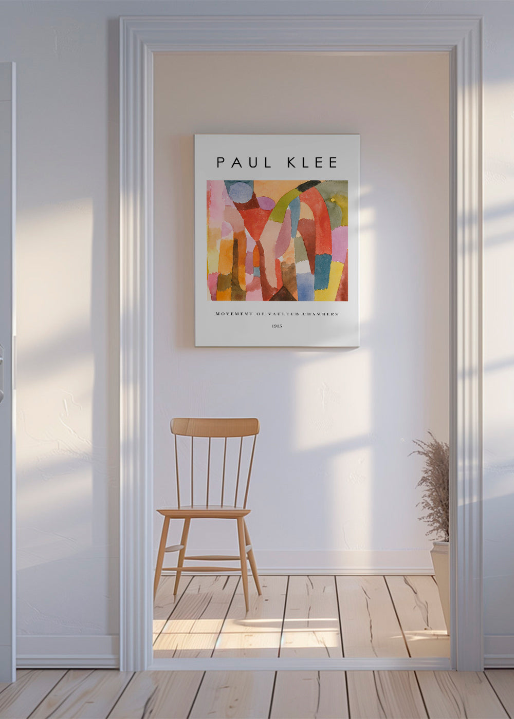 Movement of Vaulted Chambers Exhibition White - Paul Klee