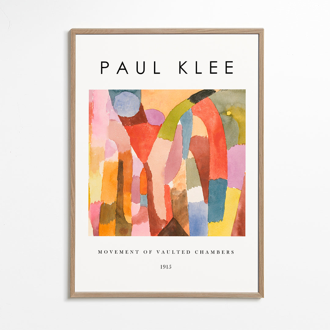 Movement of Vaulted Chambers Exhibition White - Paul Klee