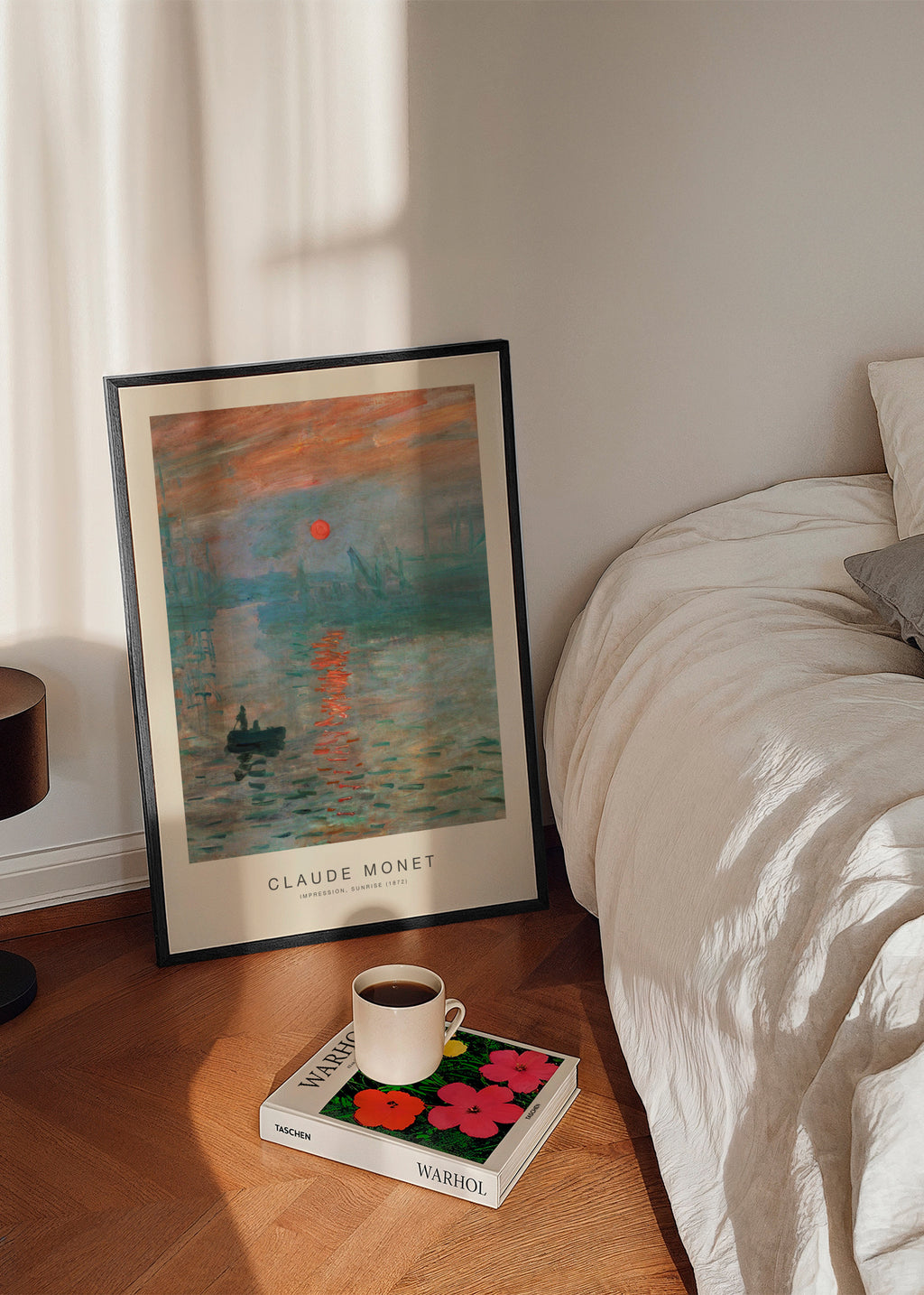 Impression, Sunrise (Special Edition) - Claude Monet - Framed poster in an interior