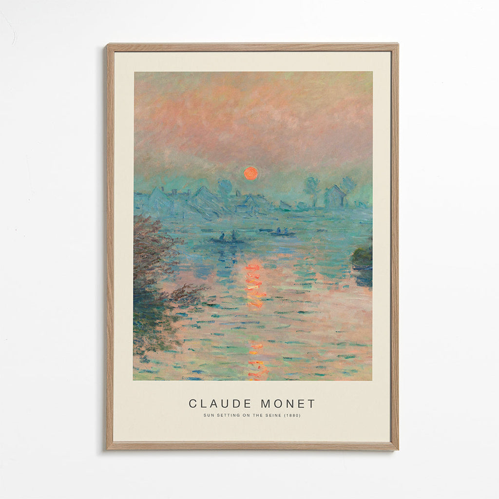 Sun Setting on the Seine (Special Edition) - Claude Monet