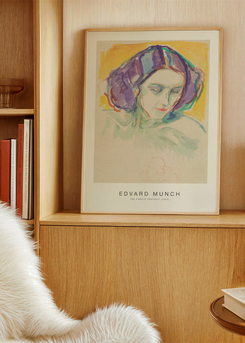 The Purple Portrait (Special Edition) - Edvard Munch