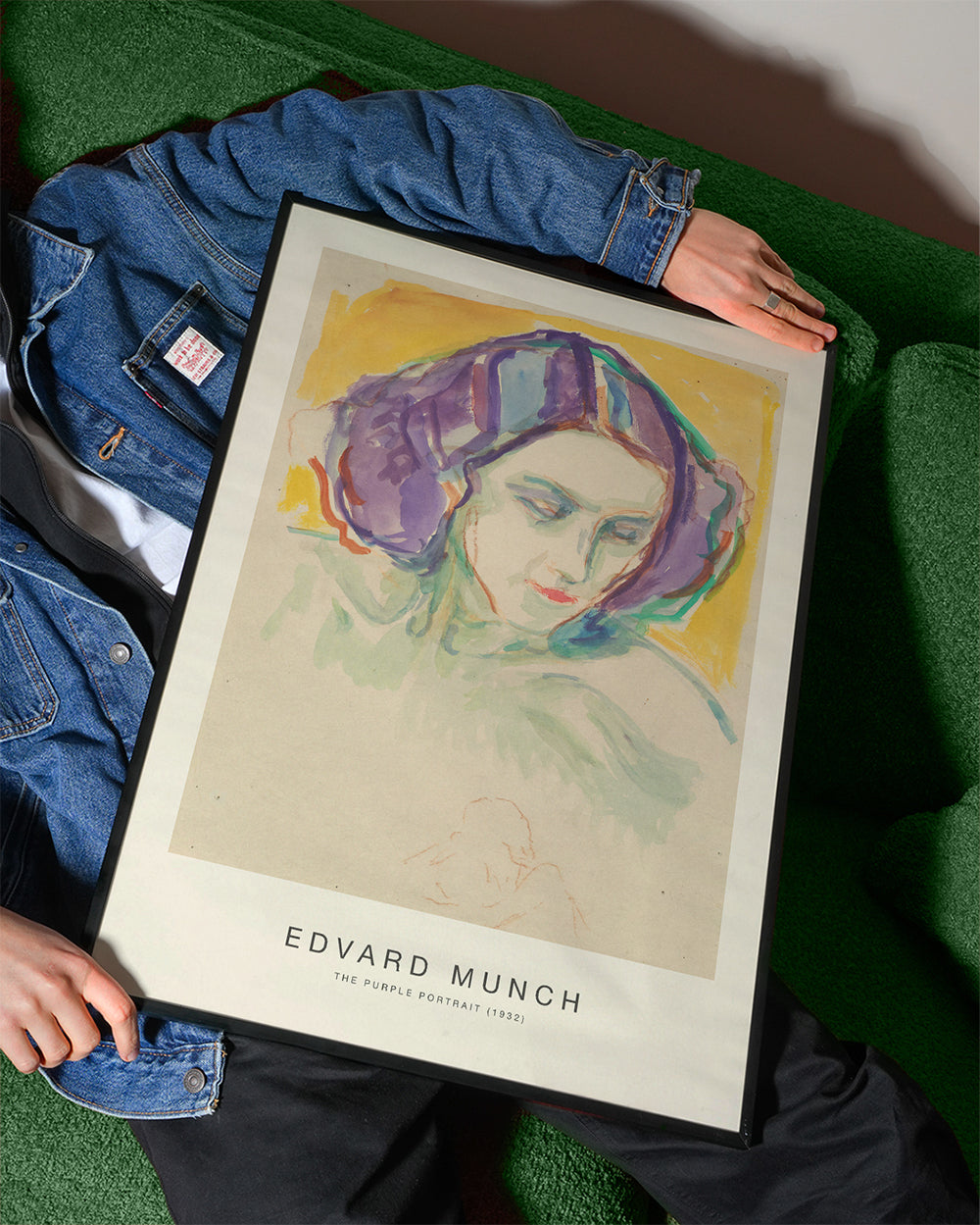 The Purple Portrait (Special Edition) - Edvard Munch