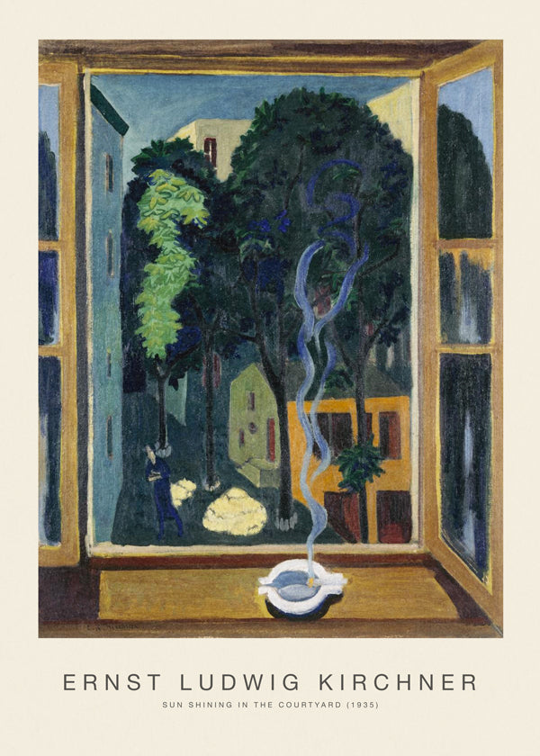 Sun Shining in the Courtyard (Special Edition) - Ernst Ludwig Kirchner