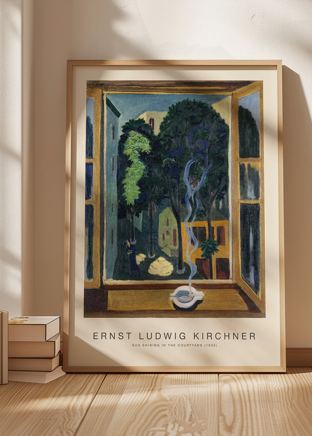 Sun Shining in the Courtyard (Special Edition) - Ernst Ludwig Kirchner