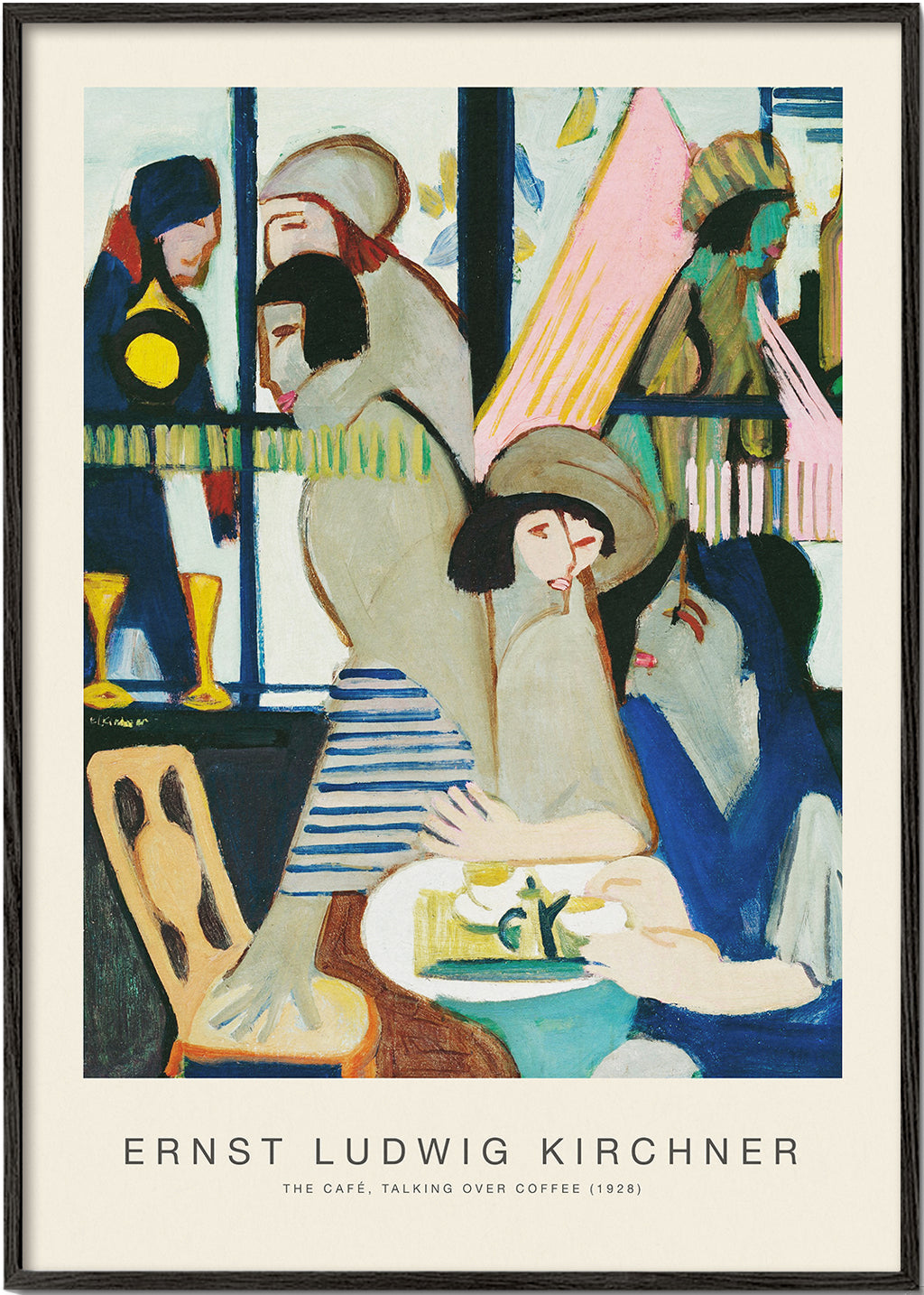 The Café, Talking over Coffee (Special Edition) - Ernst Ludwig Kirchner