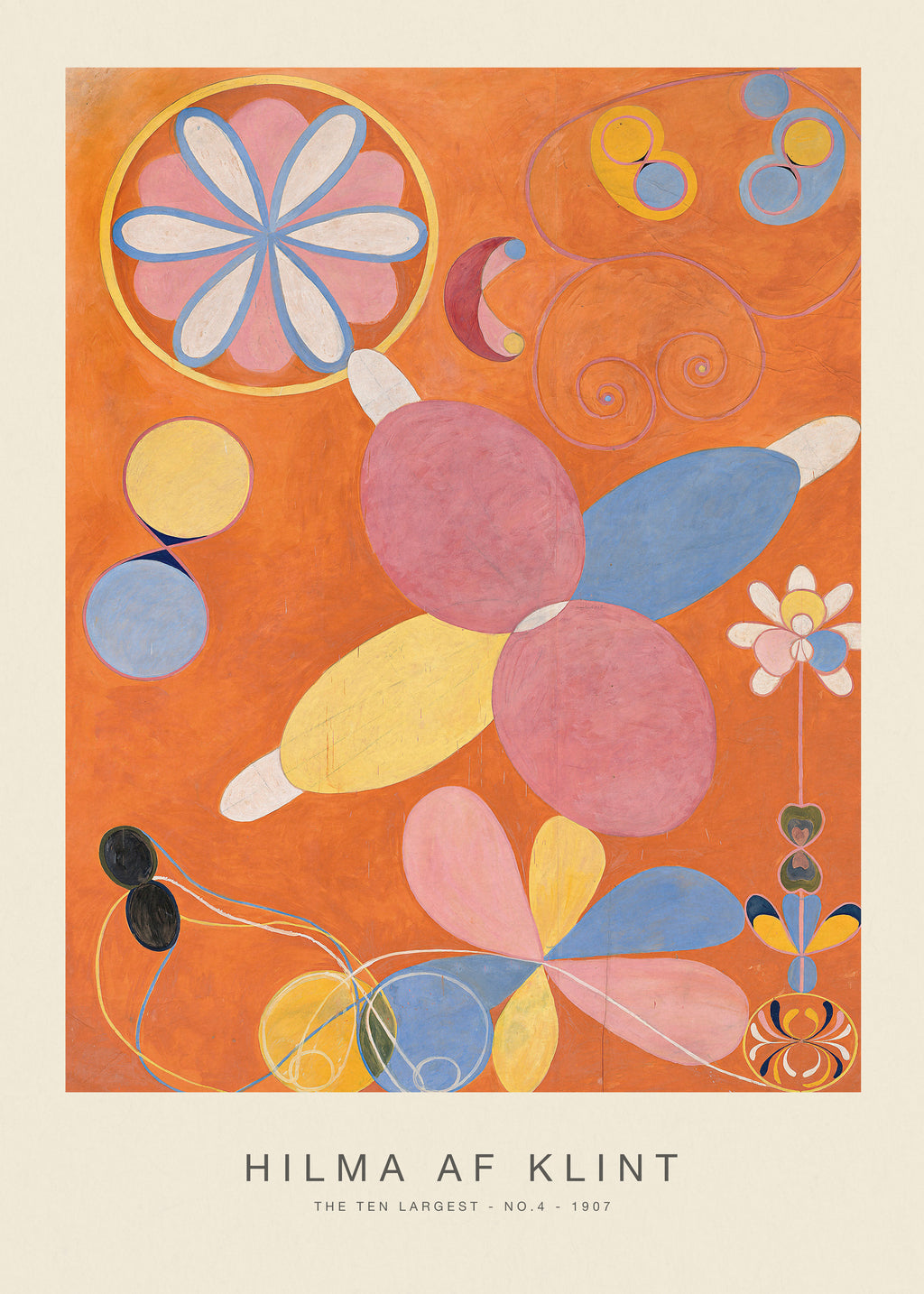 The Ten Largest, No.4 (Special Edition) - Hilma af Klint - Unframed art print