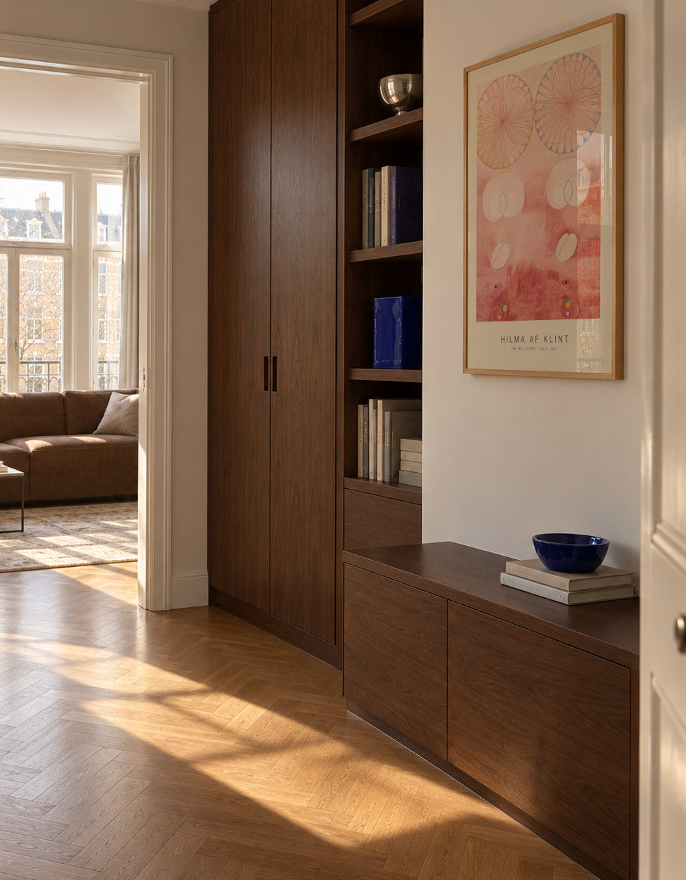 The Ten Largest, No.9 (Special Edition) - Hilma af Klint - Framed poster in an interior