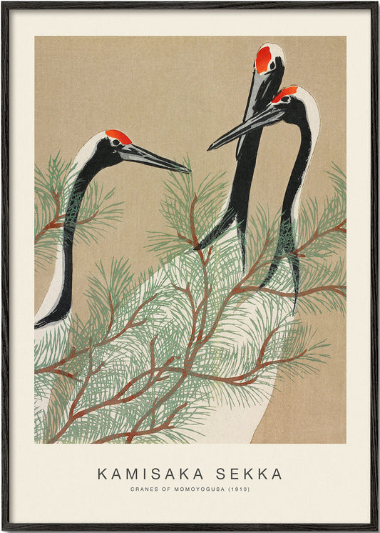 Cranes of Momoyogusa (Special Edition) - Kamisaka Sekka