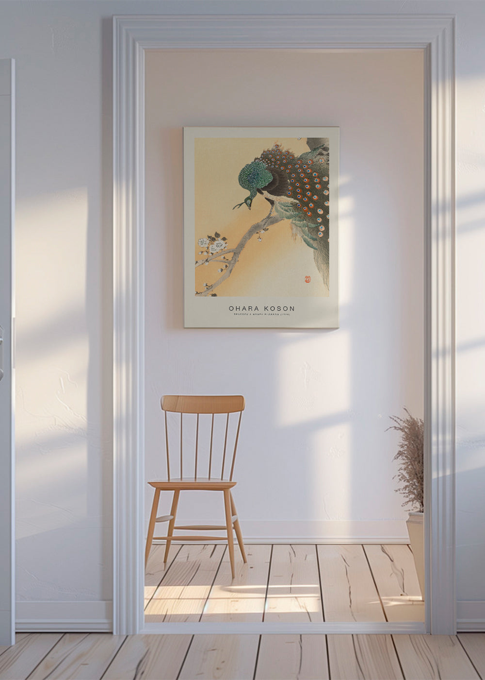 Peacock & Honey Blossom (Special Edition) - Ohara Koson