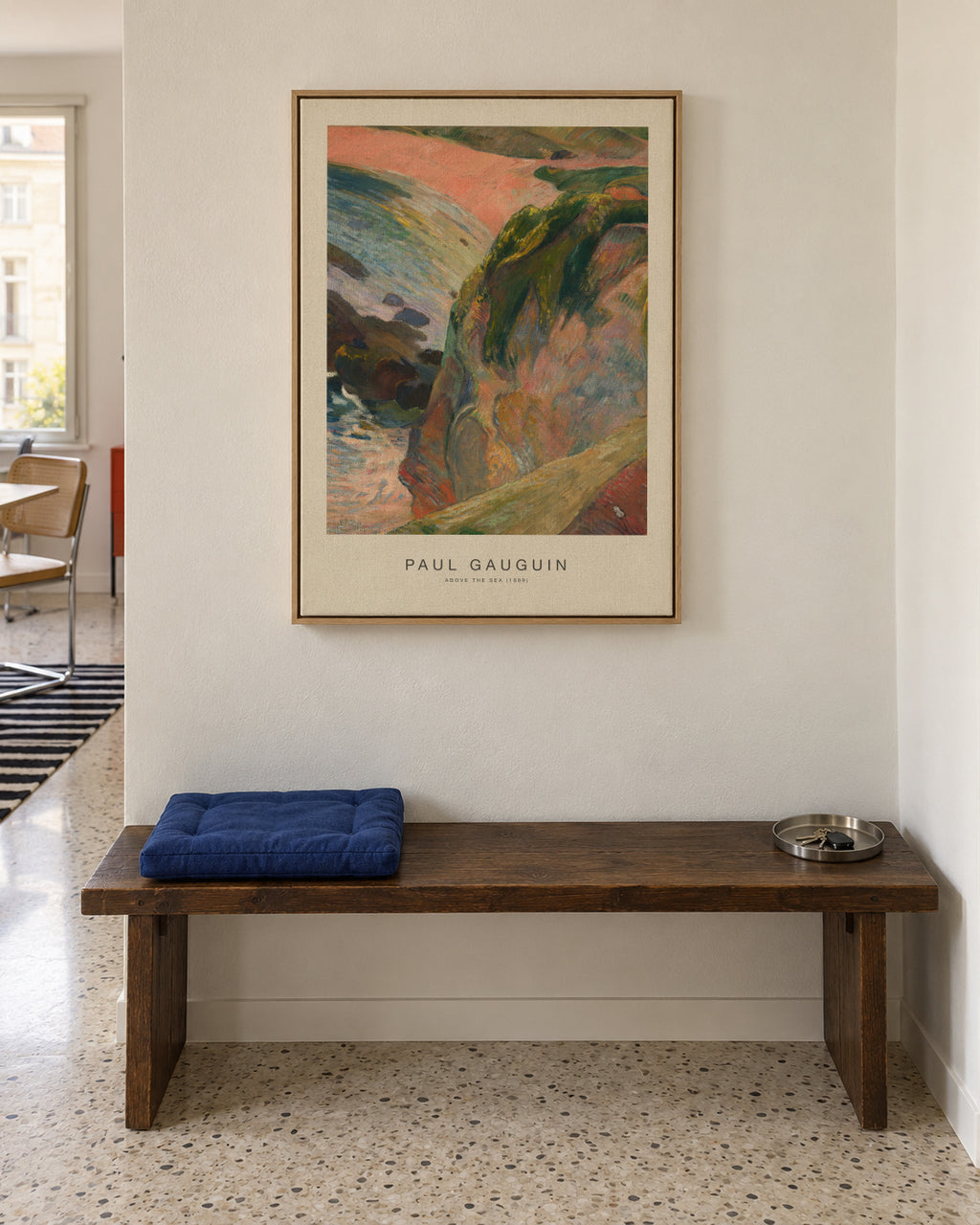 Above the Sea (Special Edition) - Paul Gauguin - Framed canvas in an interior