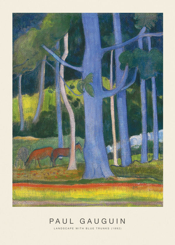 Landscape with Blue Trunks (Special Edition) - Paul Gauguin