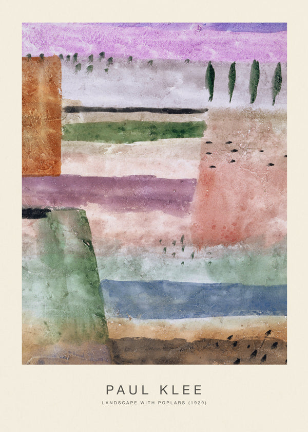 Landscape with Poplars (Special Edition) - Paul Klee