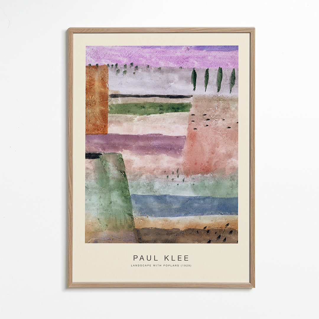 Landscape with Poplars (Special Edition) - Paul Klee