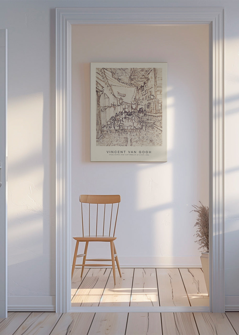 Study Sketch for Café Terrace at Night (Special Edition) - Vincent van Gogh