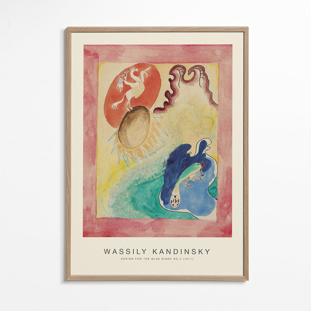 Design for the Blue Rider No.4 (Special Edition) - Wassily Kandinsky