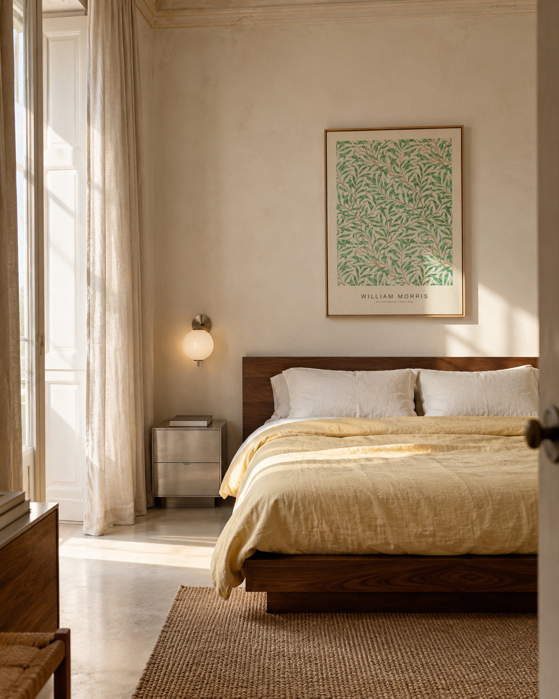 Willow Bough (Special Edition) - William Morris - Framed canvas in an interior