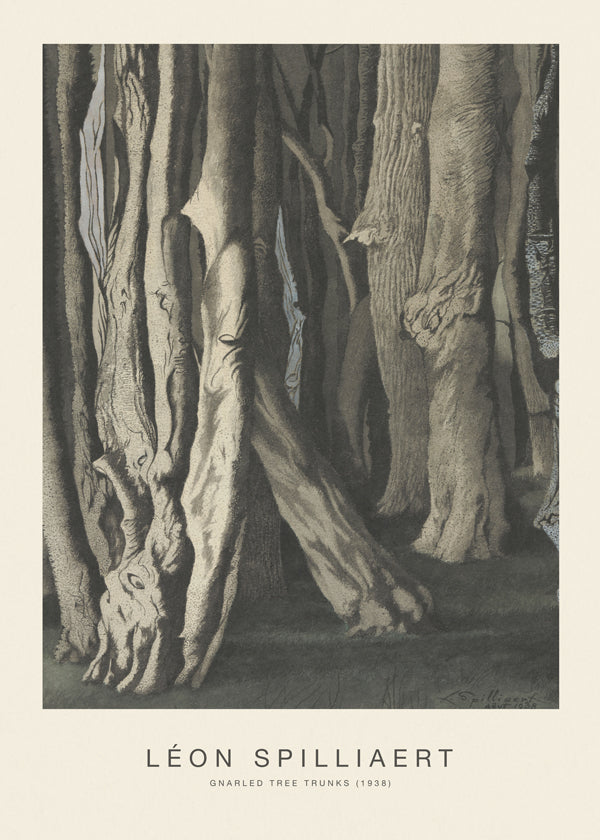 Gnarled Tree Trunks (Special Edition) - Léon Spilliaert