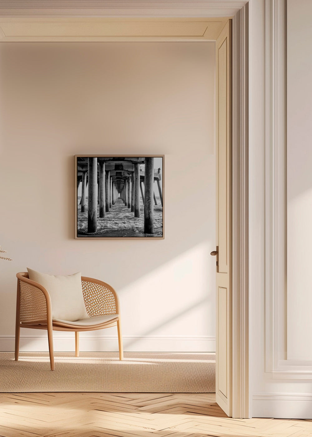 Black California - Underneath Huntington Beach Pier II