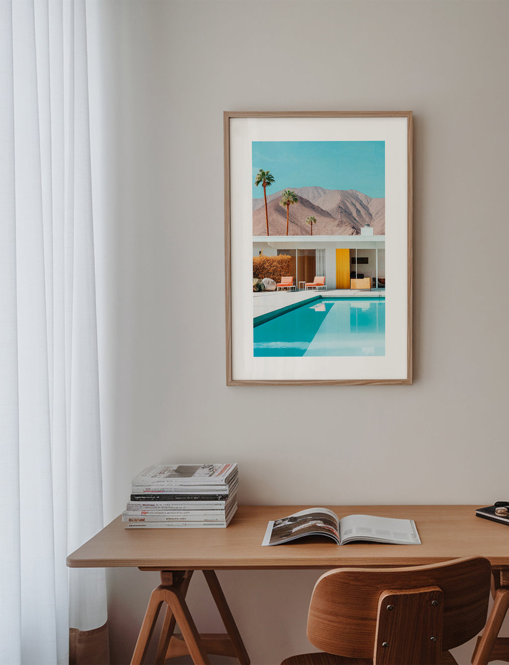 Landschaft mit Pool und Palmen – Product3