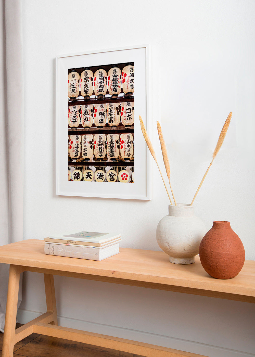 Fotografie japanischer Laternen in Reihe – Product2