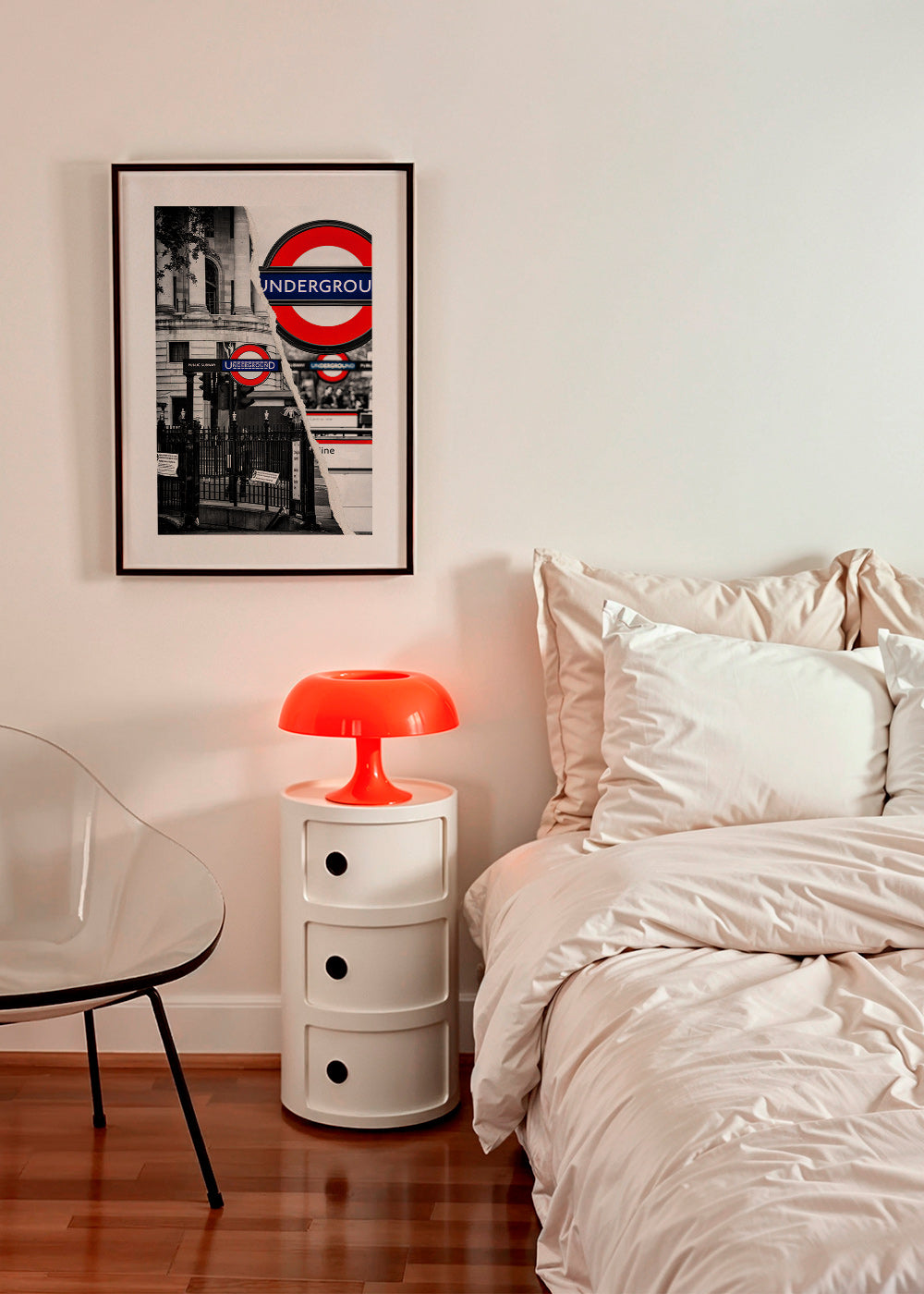Stadtbild mit Underground-Schild aus London – Product3