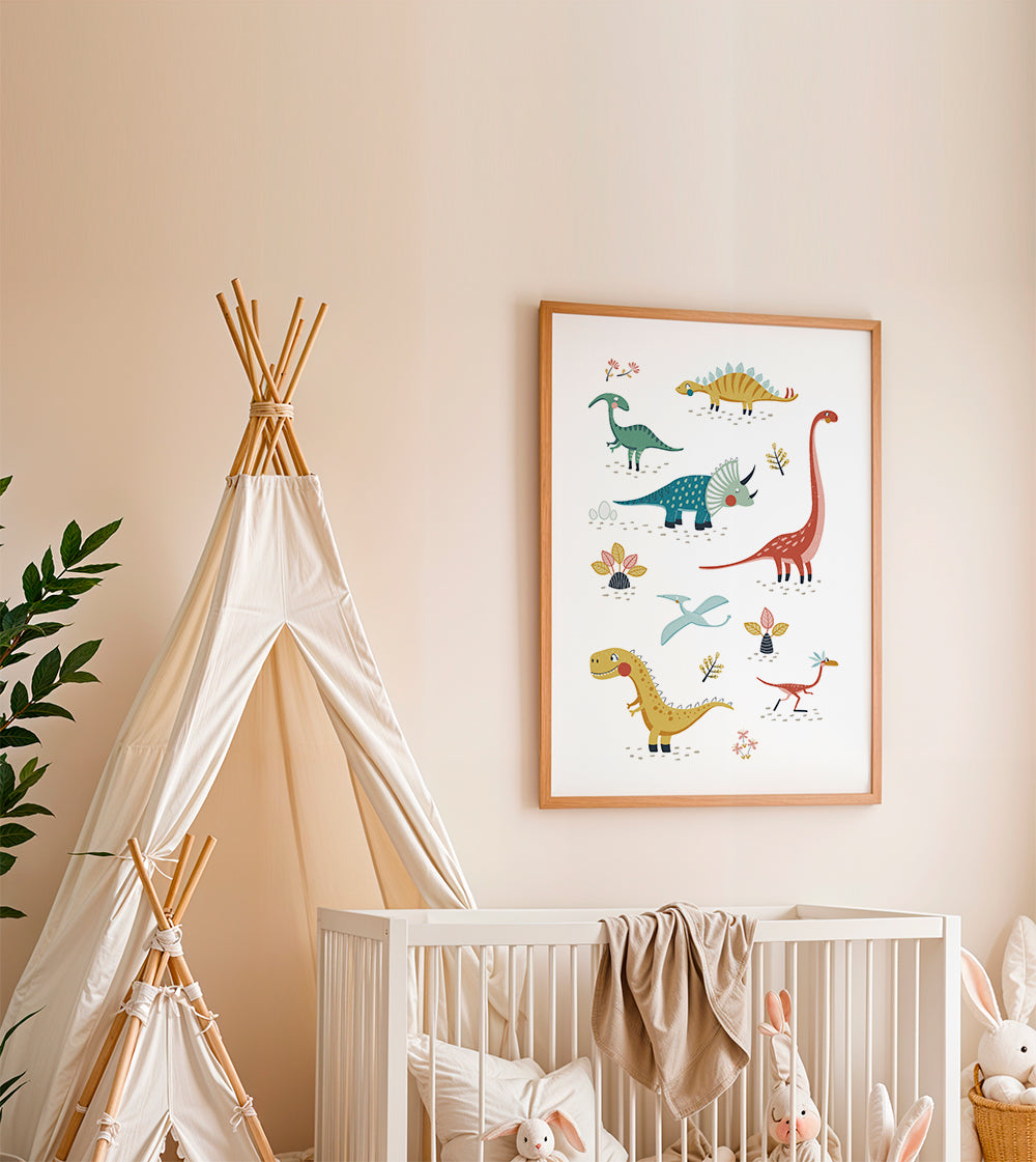 Dinosaurs kids print