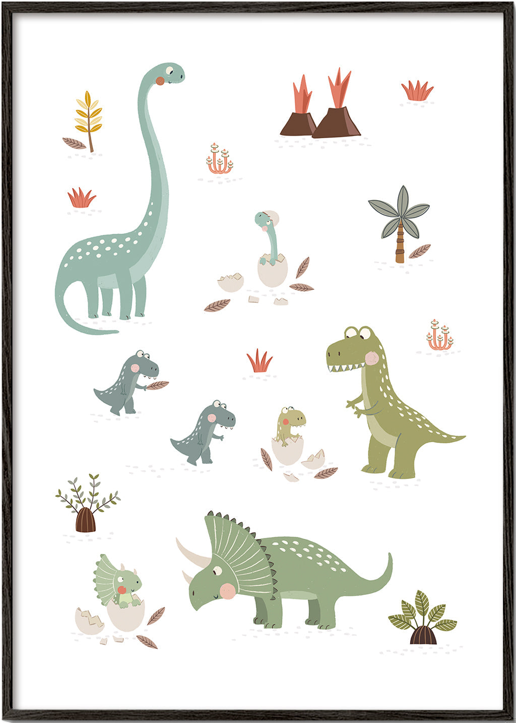 Dino births in green