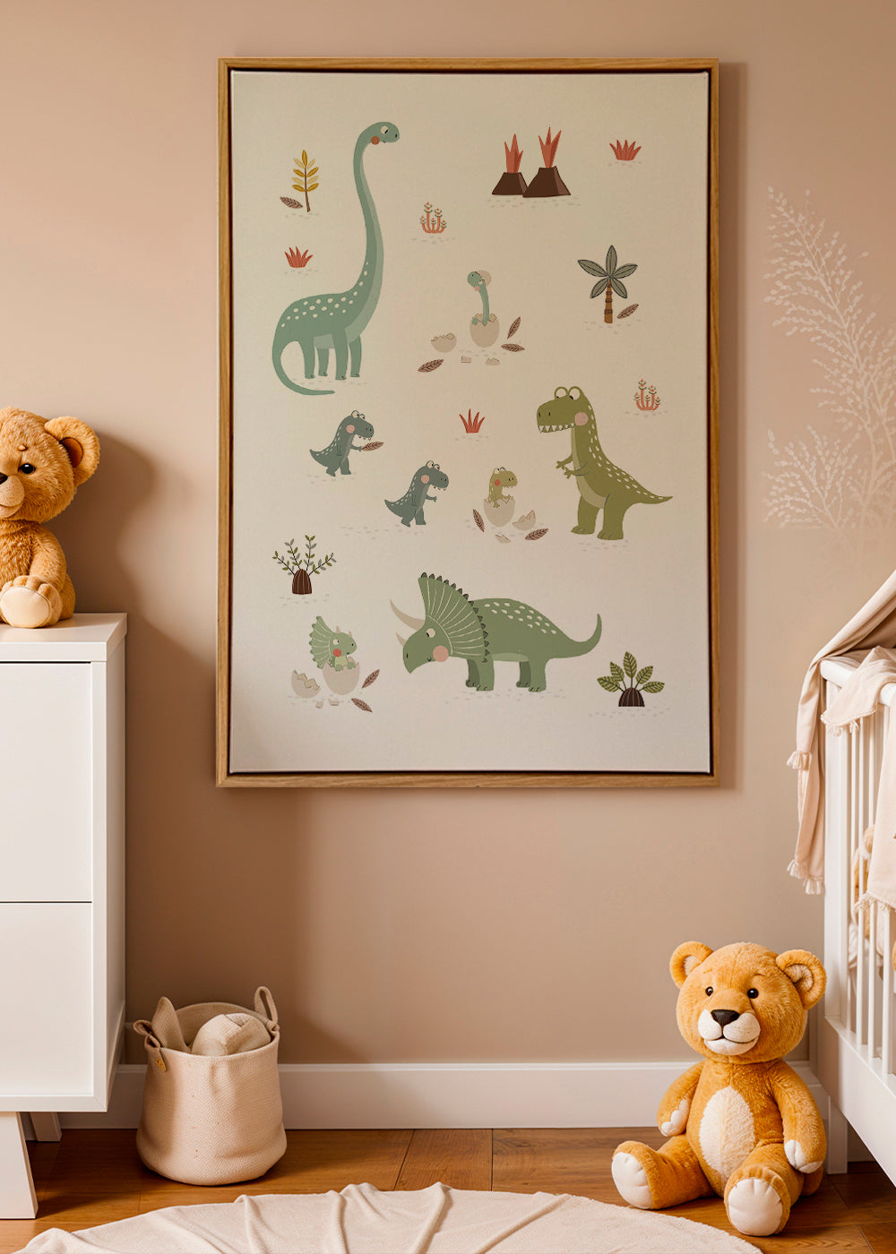 Dino births in green