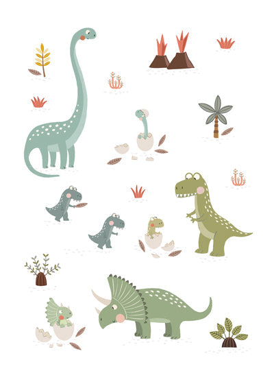 Dino births in green