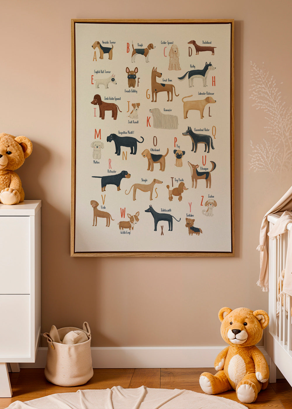 Abecedario con perros