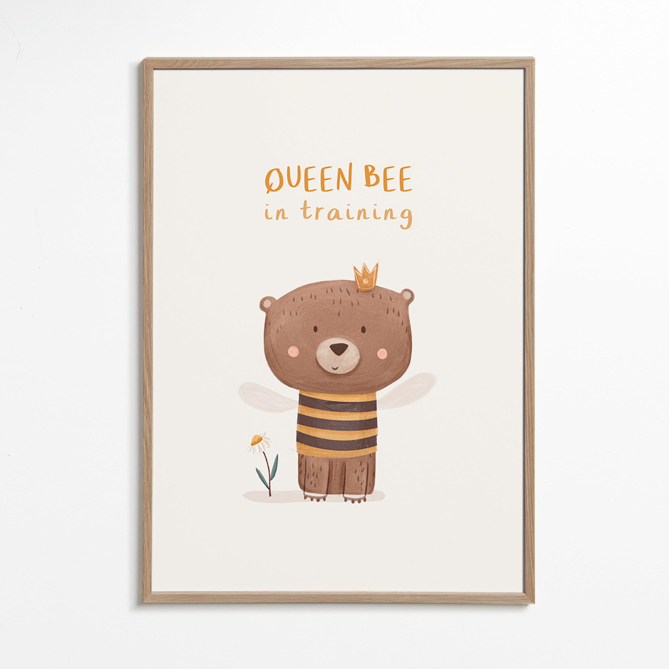 Kinderbild Bär als Biene