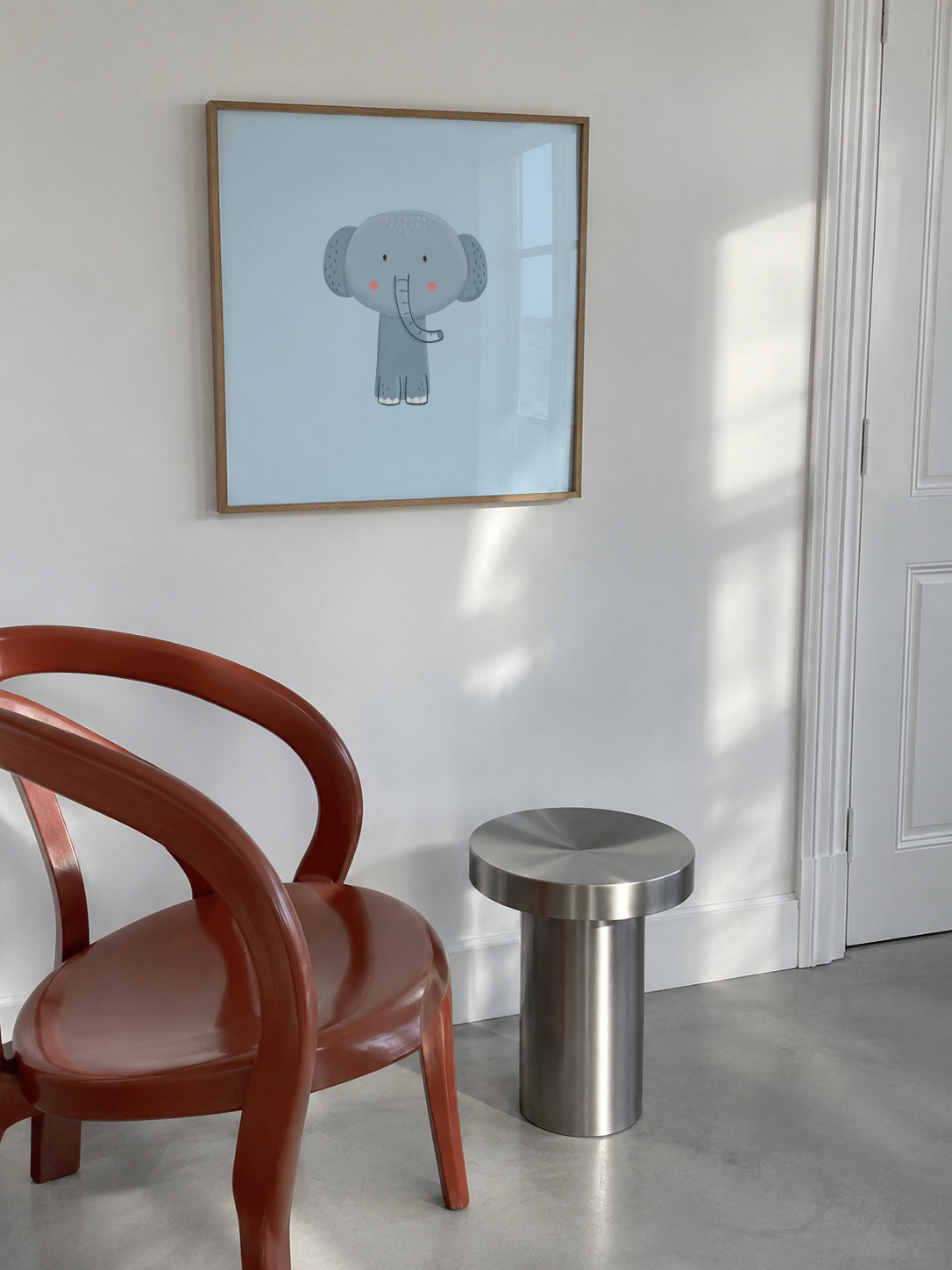 Elephant - Framed poster in an interior
