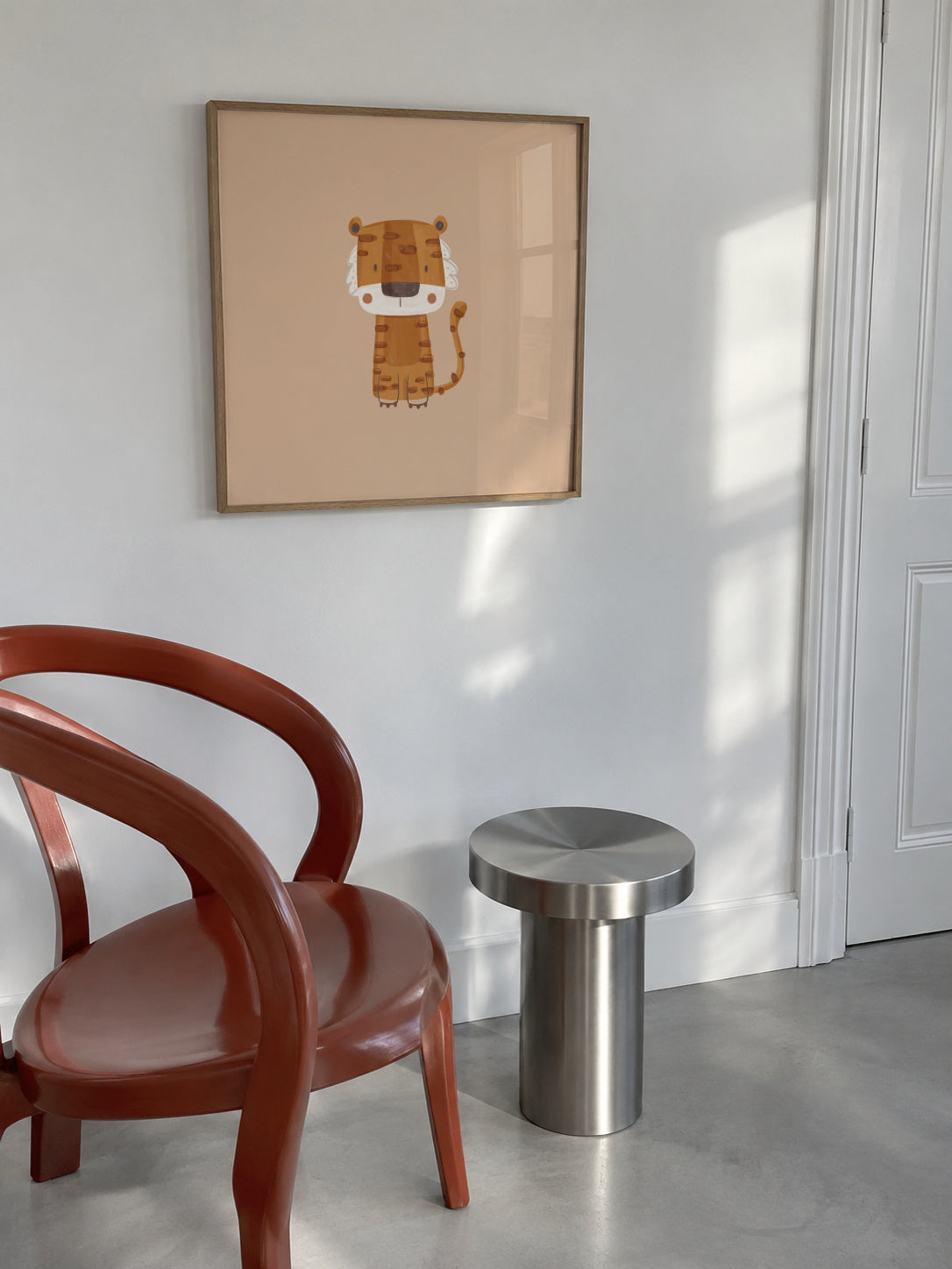 Tiger - Framed poster in an interior