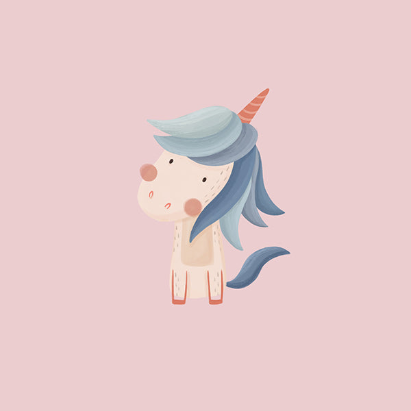 Kinderplakat: niedliches Einhorn