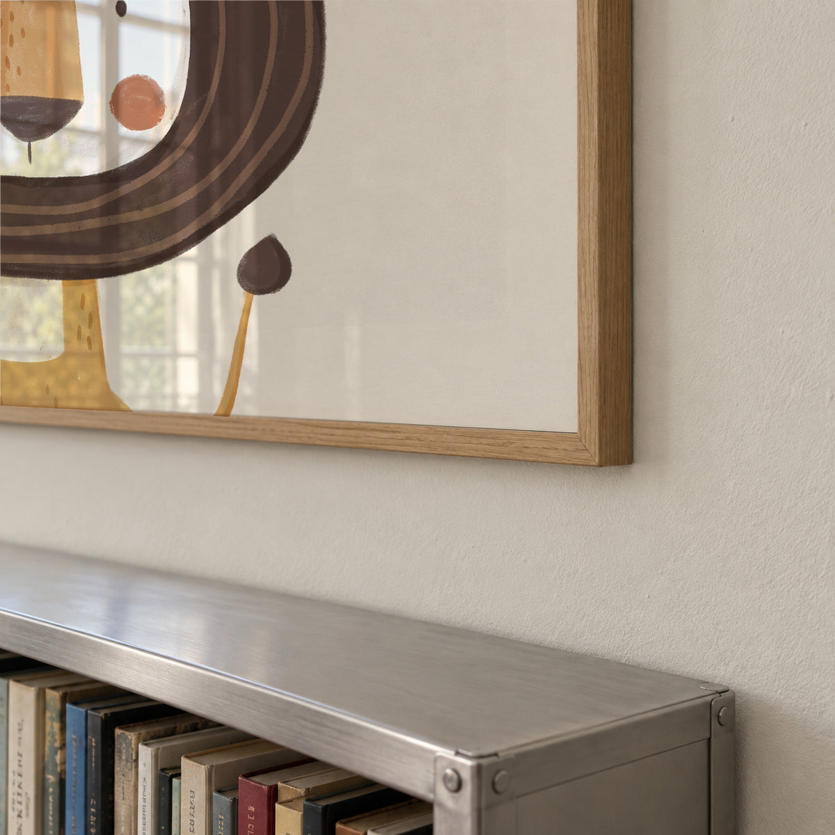 Sweet lion - Framed poster detail