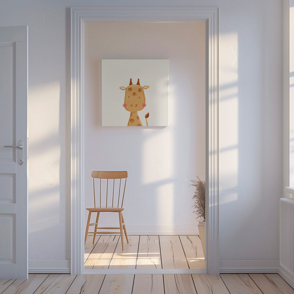 Kinderbild: süße Giraffe