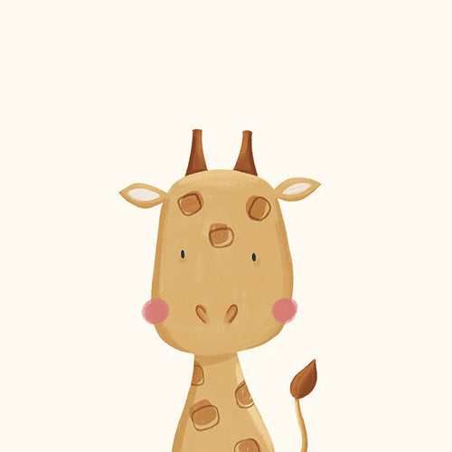 Kinderbild: süße Giraffe